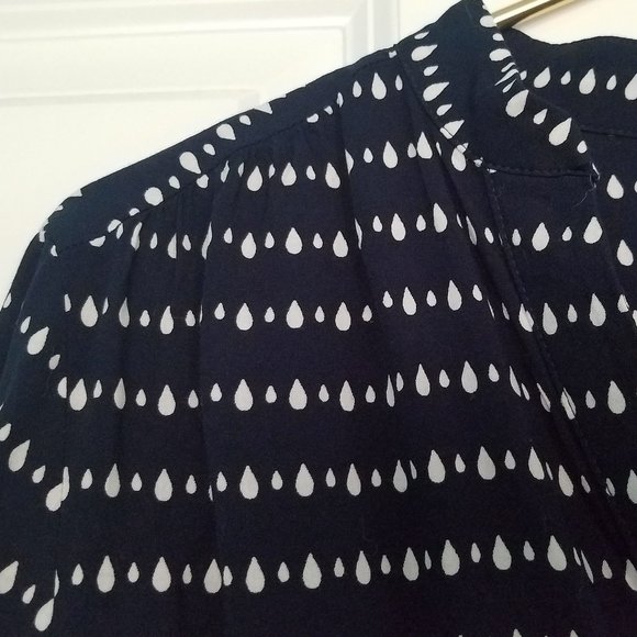 Nice Gap Blue and White Dress with Rain Drop pattern, Size Small - Picture 7 of 11